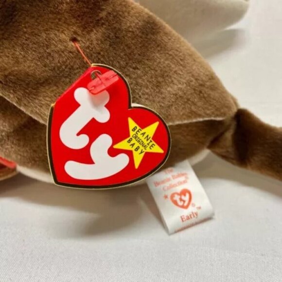 Ty Beanie Babies Original Early Red Robin Bird PE Pellets Rare 1997/98 Tag Error - Picture 2 of 11